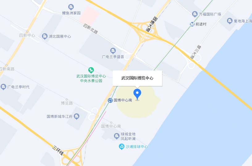 武汉家博会展馆交通路线图